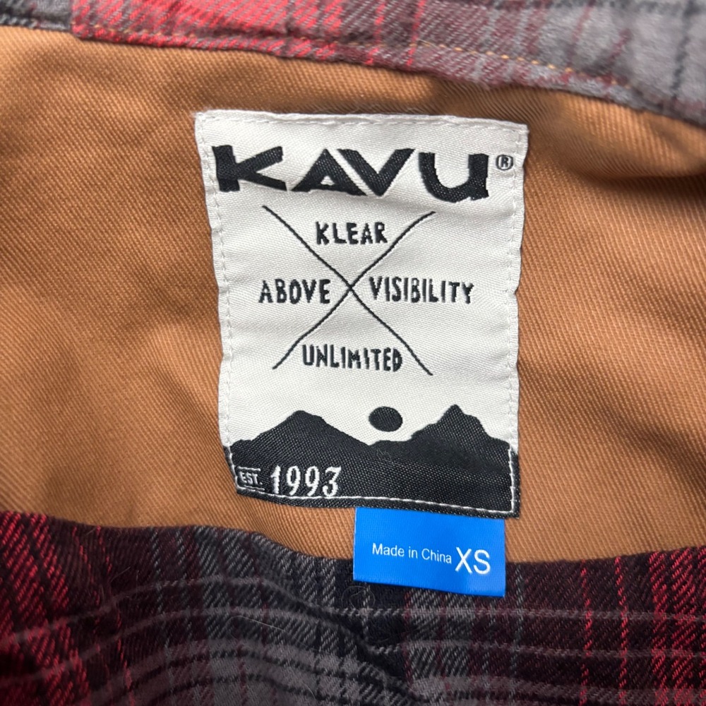 Kavu Sundowner Canvas Cotton Plaid Lined Work Chore Ranch Coat Jacket Size XS - Picture 9 of 11